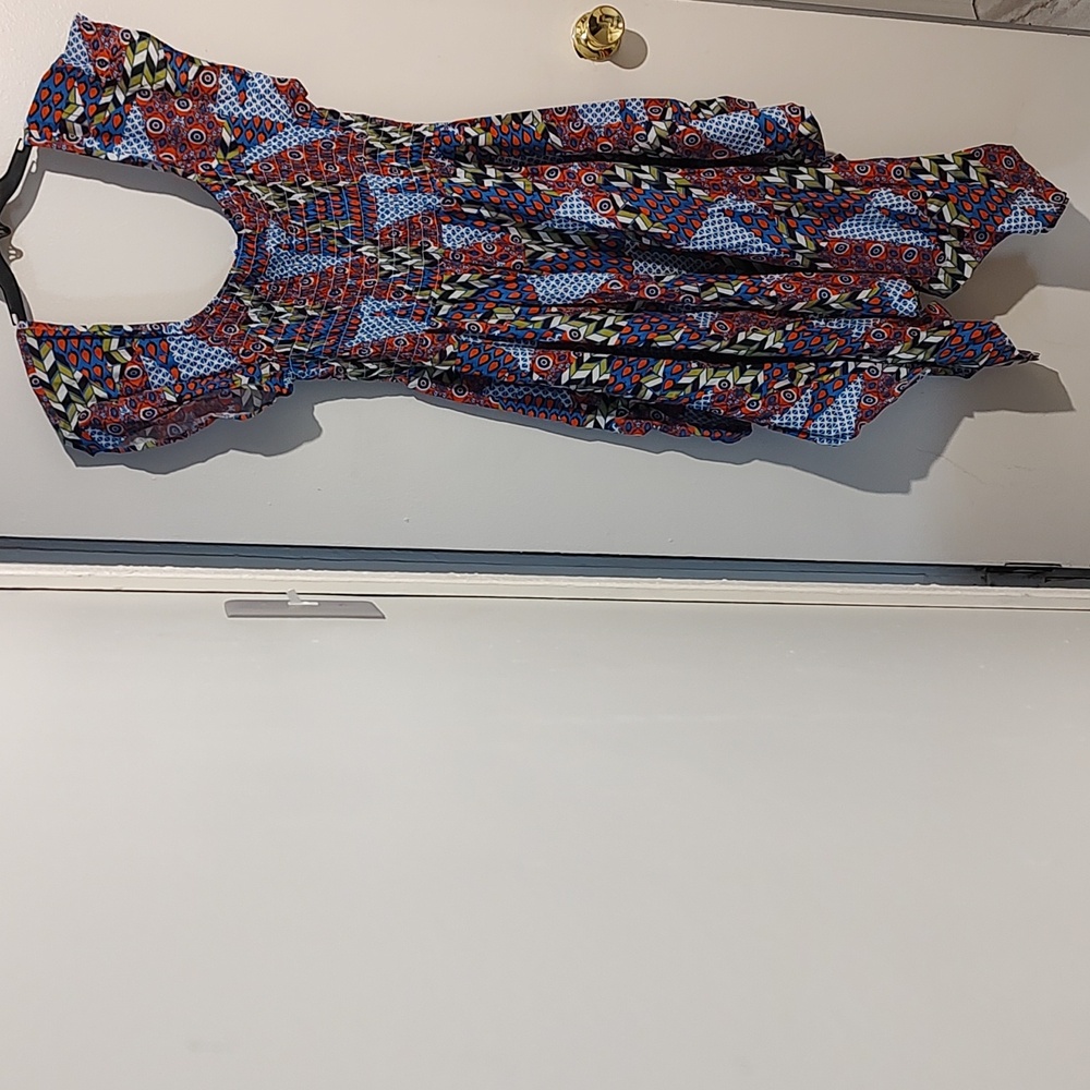 Shore Drive Plus Size Patchwork Dress